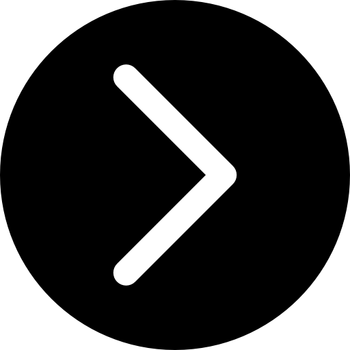 Chevron Pointing Right Round Button